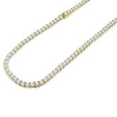 CZ One Row Gold Chain